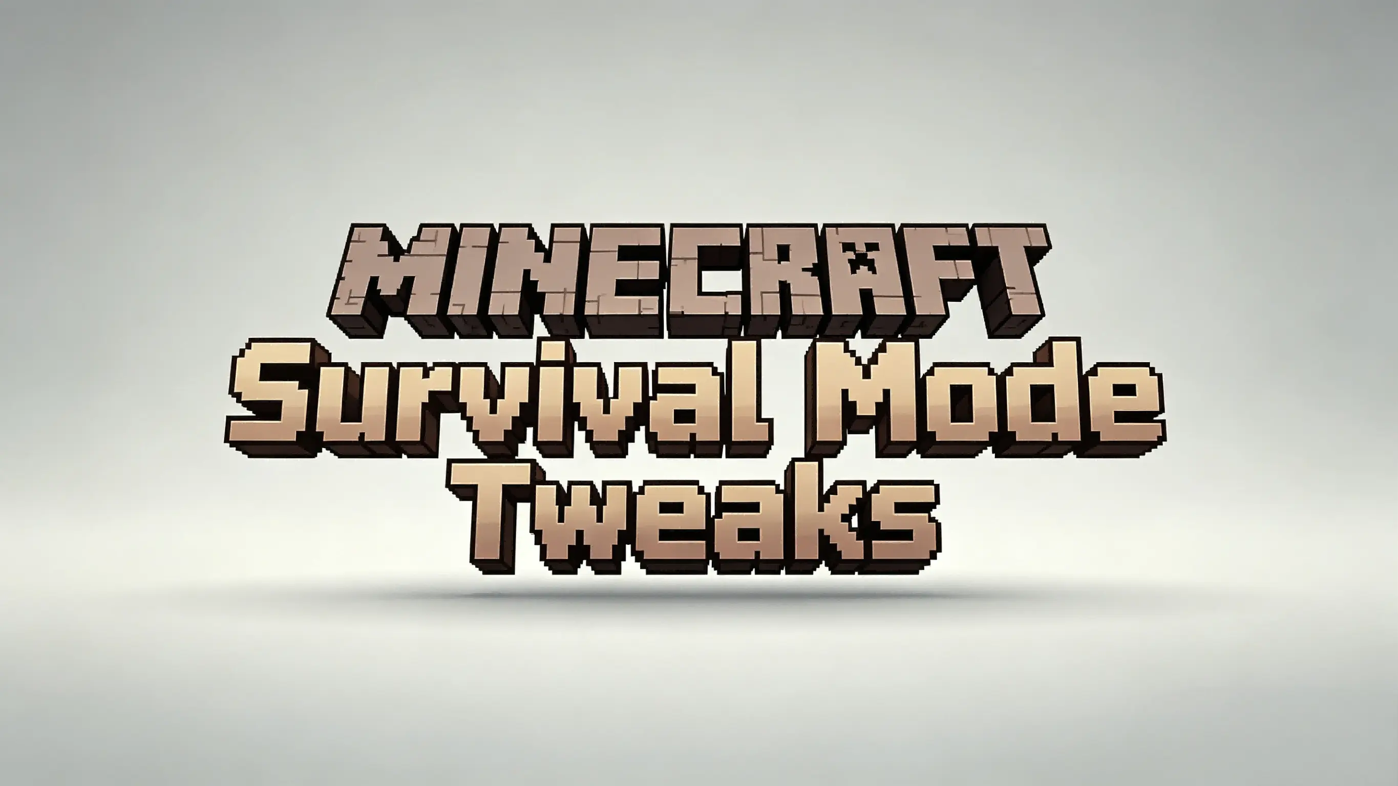 MINECRAFT Survival Mode Tweaks