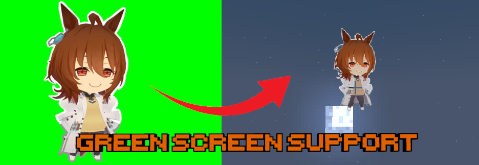 mp4 green screen support