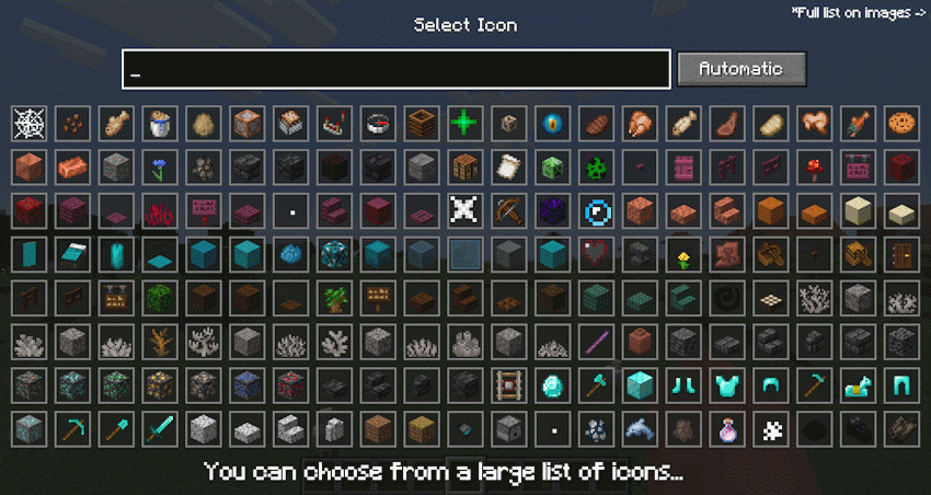 QCommand icons