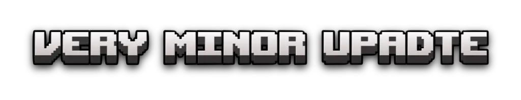 very minor update