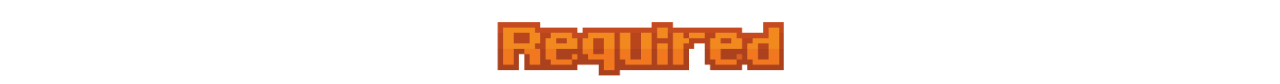 "Required" text