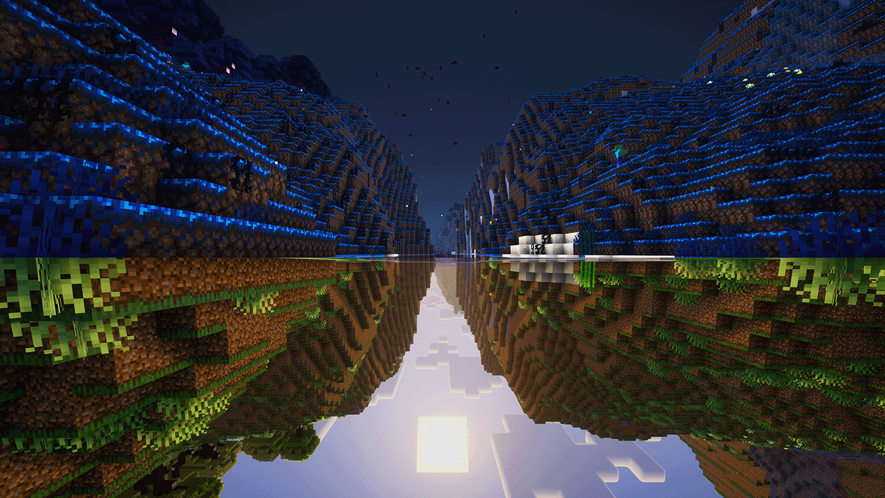 The Upside Down stacked upon the overworld.
