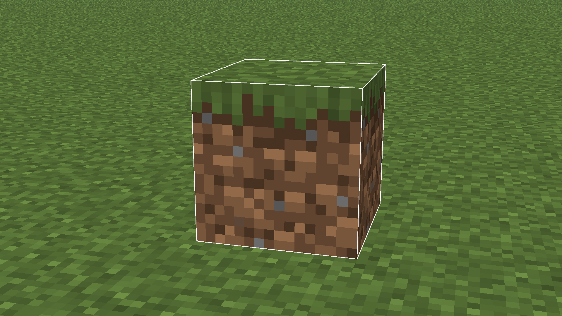Default Outline - Carter Outline using the default outline mode, providing a cleaner and smoother block selection while preserving Minecraft's familiar look.