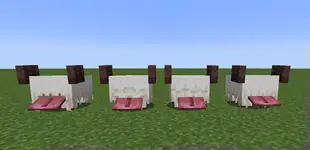 4 snuffles, each with one of the 4 hairstyles