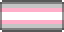 Pixel Art version of the Demigirl flag