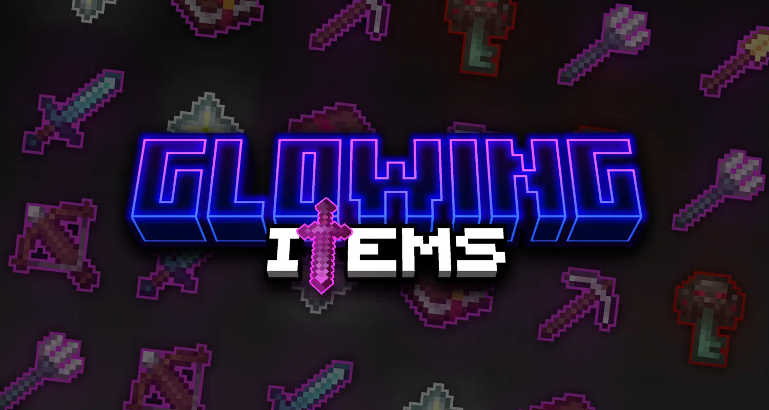 Glowing Items Background