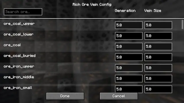 Config Interface