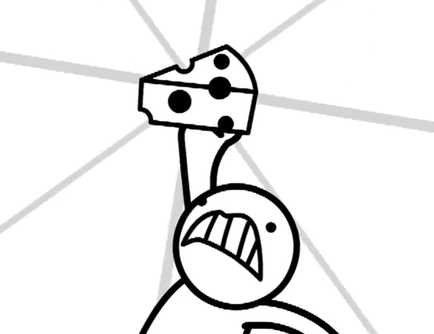 ASDFMovie guy throwing THE CHEESE