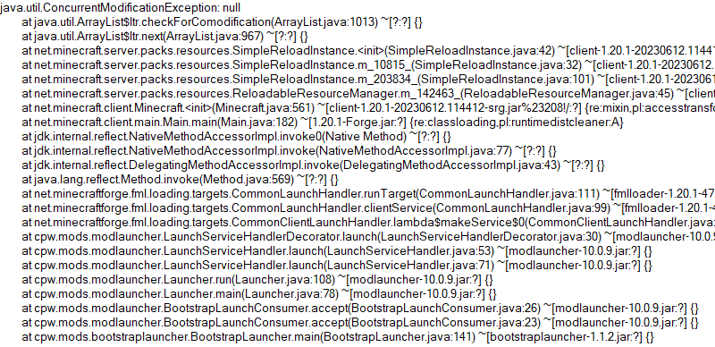 CME from SimpleReloadInstance