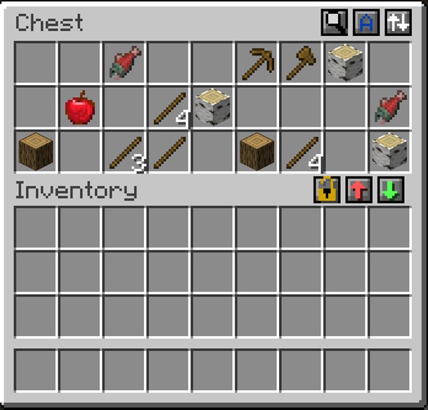 SATA Inventory Screen