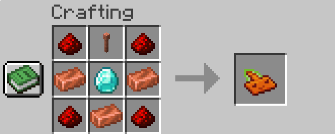The crafting recipe for the Biome Tracker