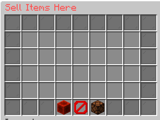 Sell GUI Screenshot