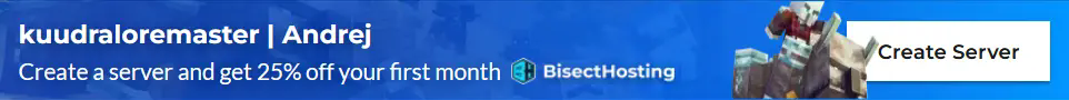 Create a server with bisecthosting!