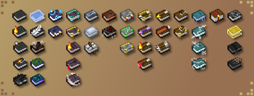 Page Banner previewing all the textures this resource pack contains