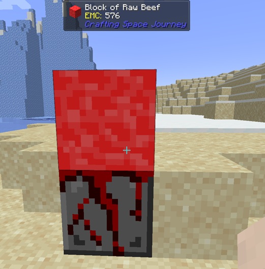 The cow was turned into blocks of beef.