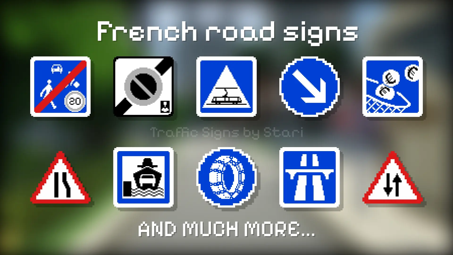 Some examples of road signs