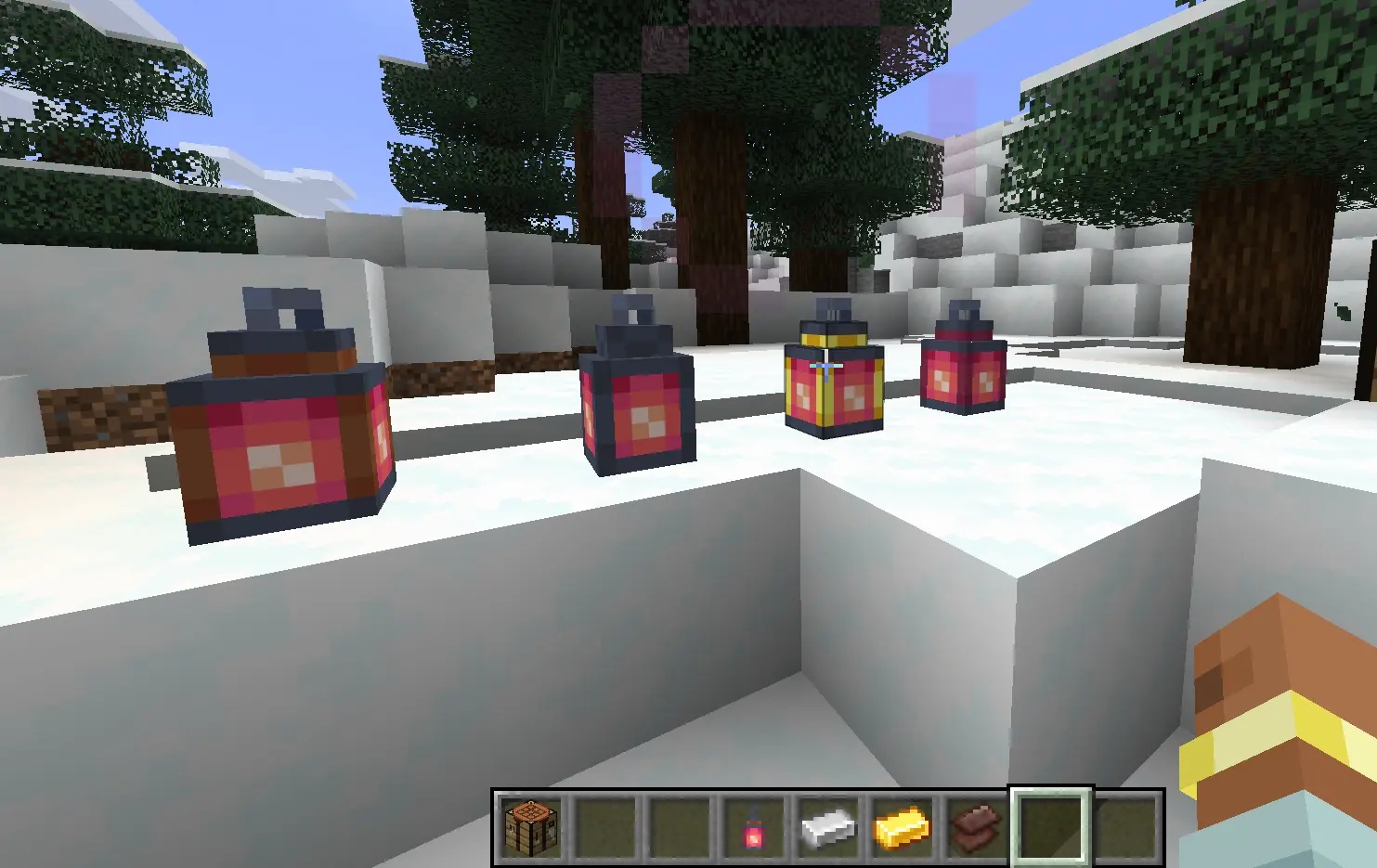 Tiers of lanterns