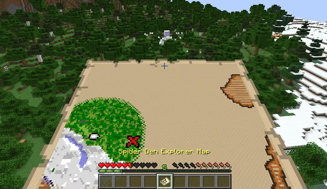 Spider Den Explorer Map