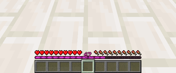 Changes the XP bar color to pink