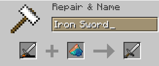 iron sword repaired by vitalis
