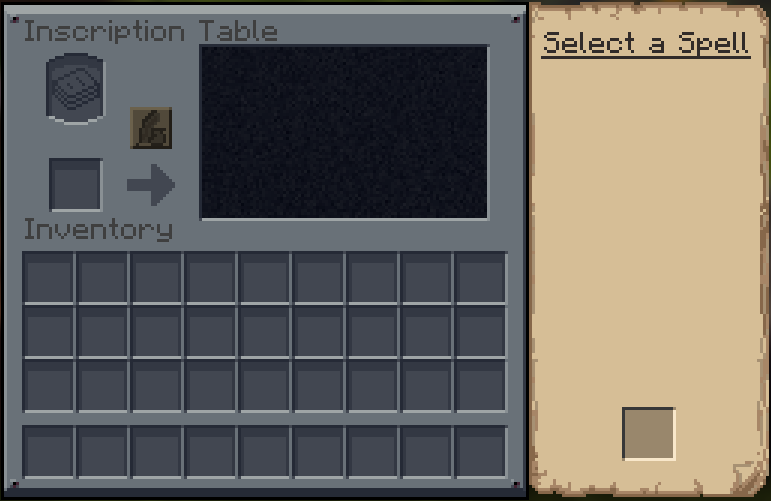 New Inscription Table UI