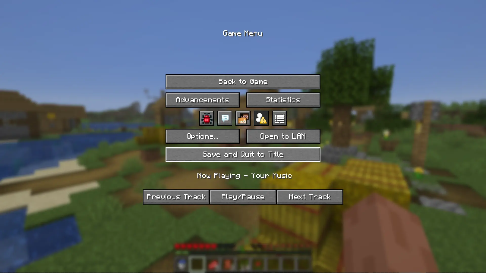 The main interface