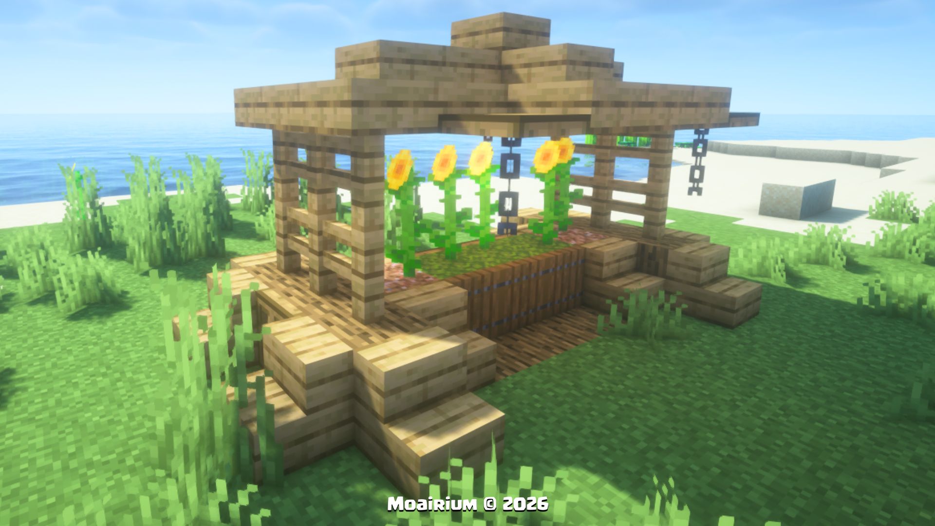 Pavilion Flowers Structures Promo
