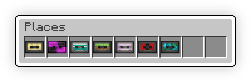Image showcasing this pack's rendition of the Items featured in Places