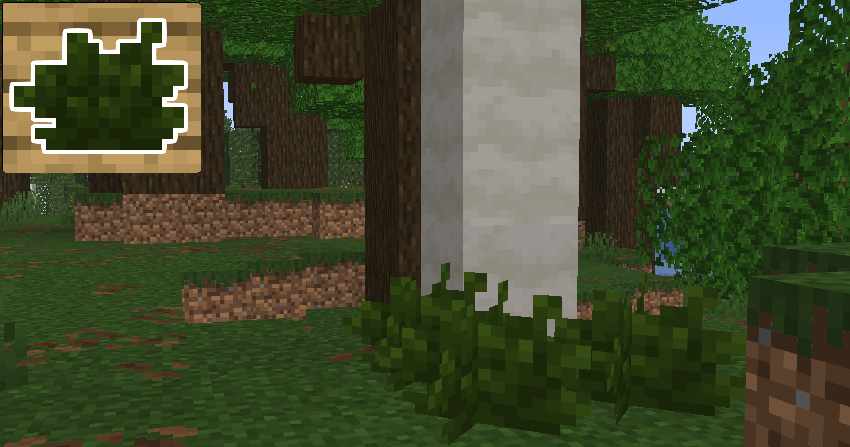 Green Bush - Found in The Dark Oak Forest