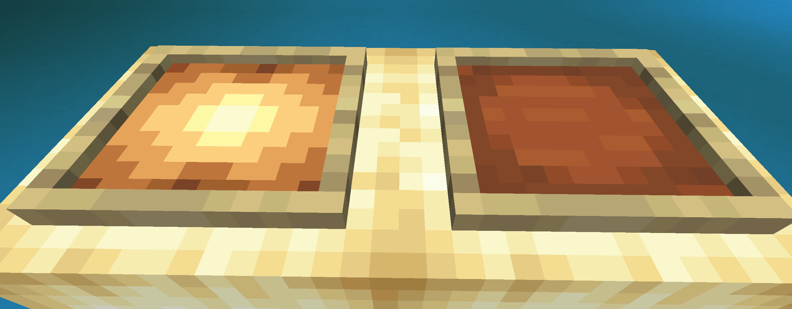 Picture showing item frames types, with wooden frame extruded up