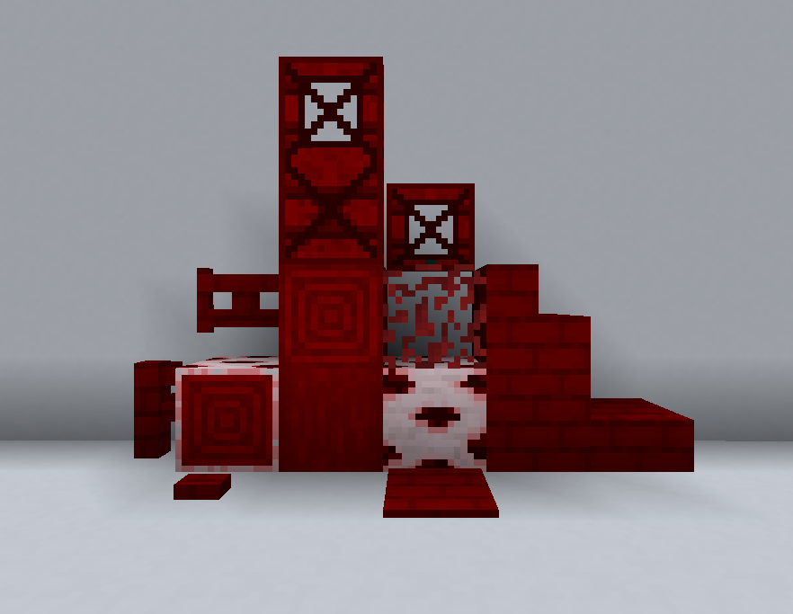 Screenshot of the blocks that can be made with "Cruenum Wood"