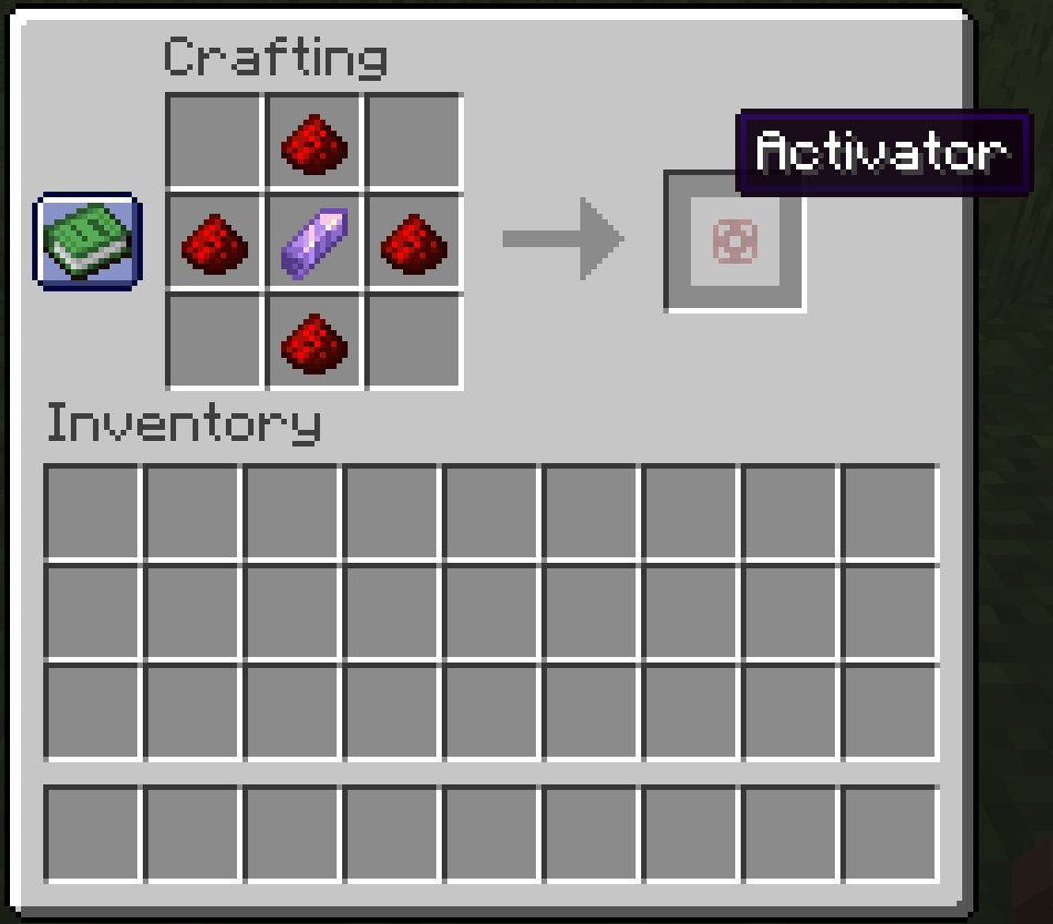 Crafting recipe