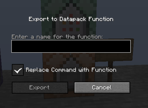 export screen showcase