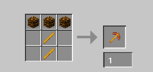 Blaze Pickaxe Recipe