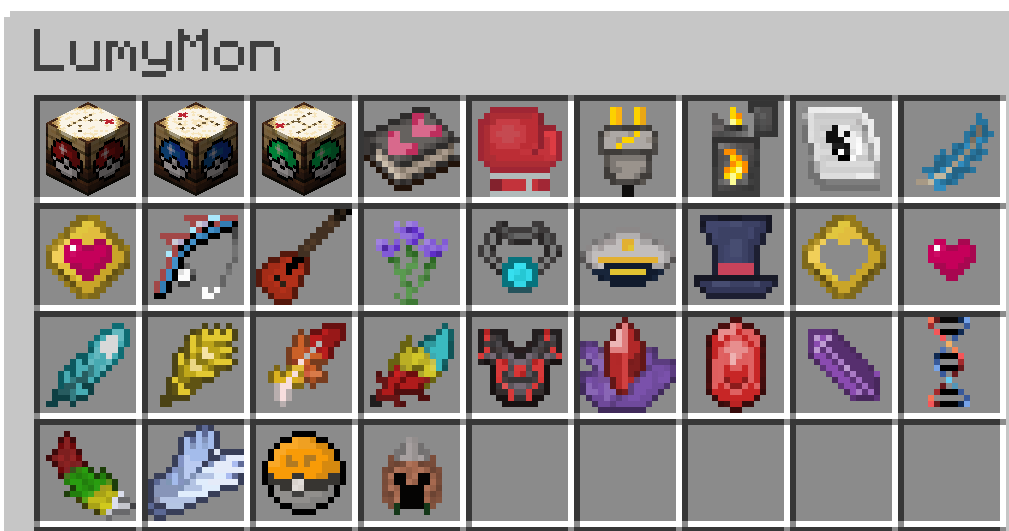 LumyMon Blocks and Items - Beta 0.1