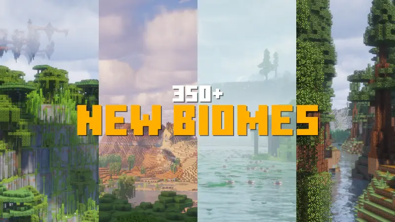 350+ New Biomes