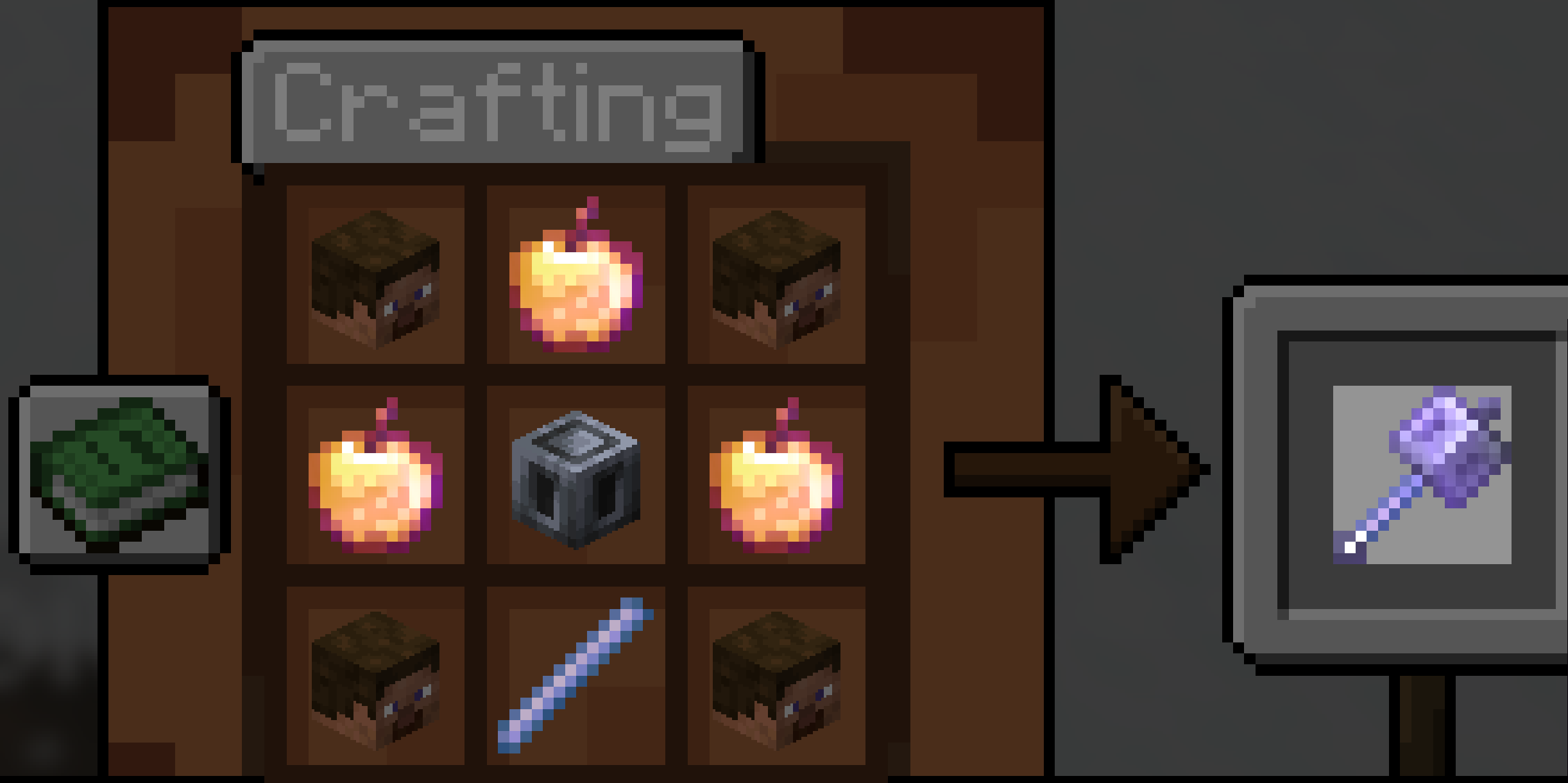 Recipe To craft The Titan Hammer