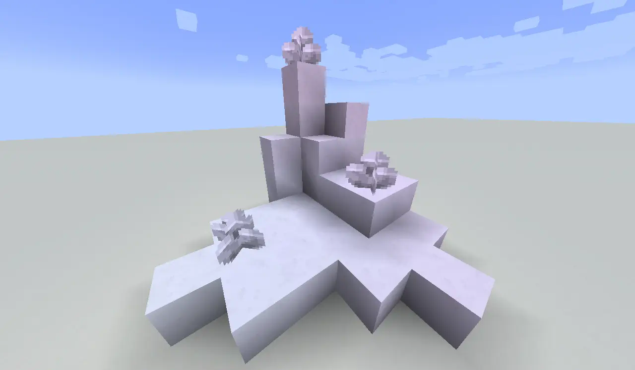 A small pile of moonlit opal blocks