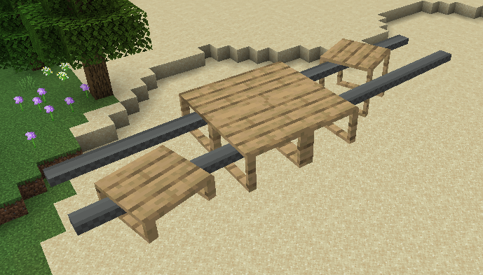 Pallets on the "fork"