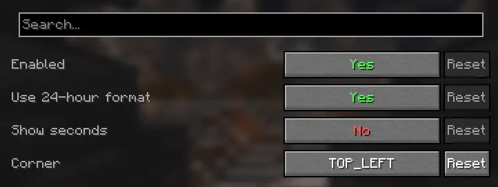 Updated Settings Menu