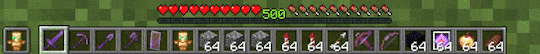 Hotbar scrolling preview