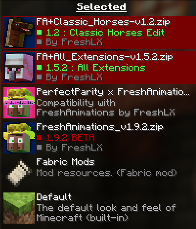 Resource Pack Order