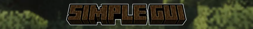 Simple GUI