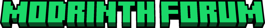 Modrinth Discord Server Forum Link