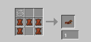 Leather Horse Armor Recipe