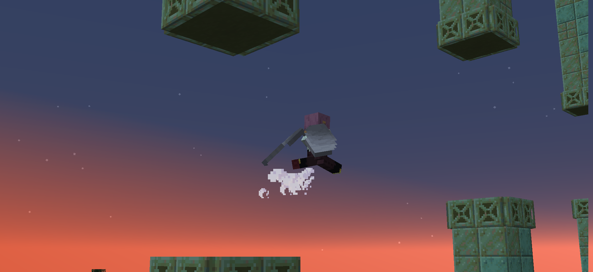 Player playing flappy bird
