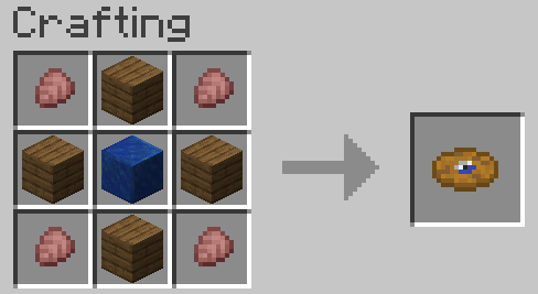 Crafting recipe for the Double Time music disc