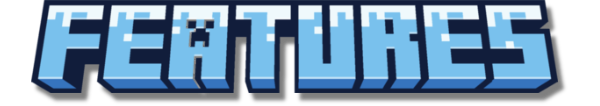 LARGE TEXT "FEATURES"