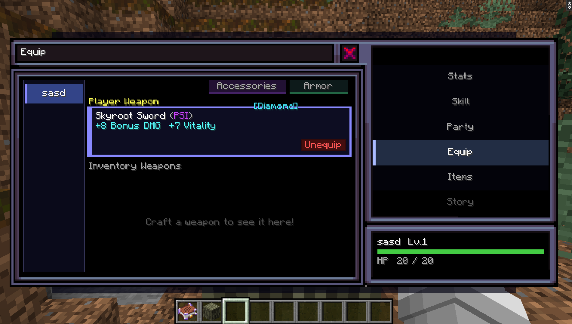 You can set the weapon to any tier!
