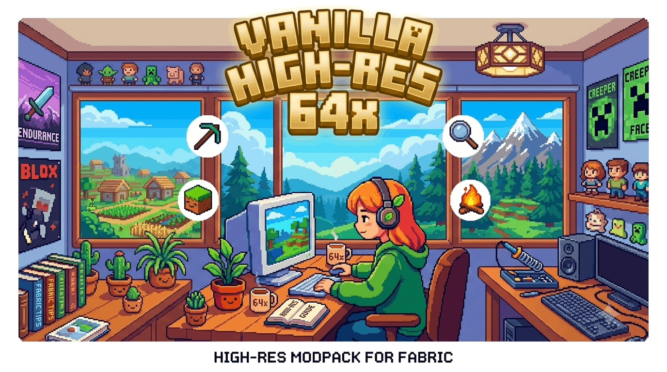 Vanilla High-Res 64x Banner